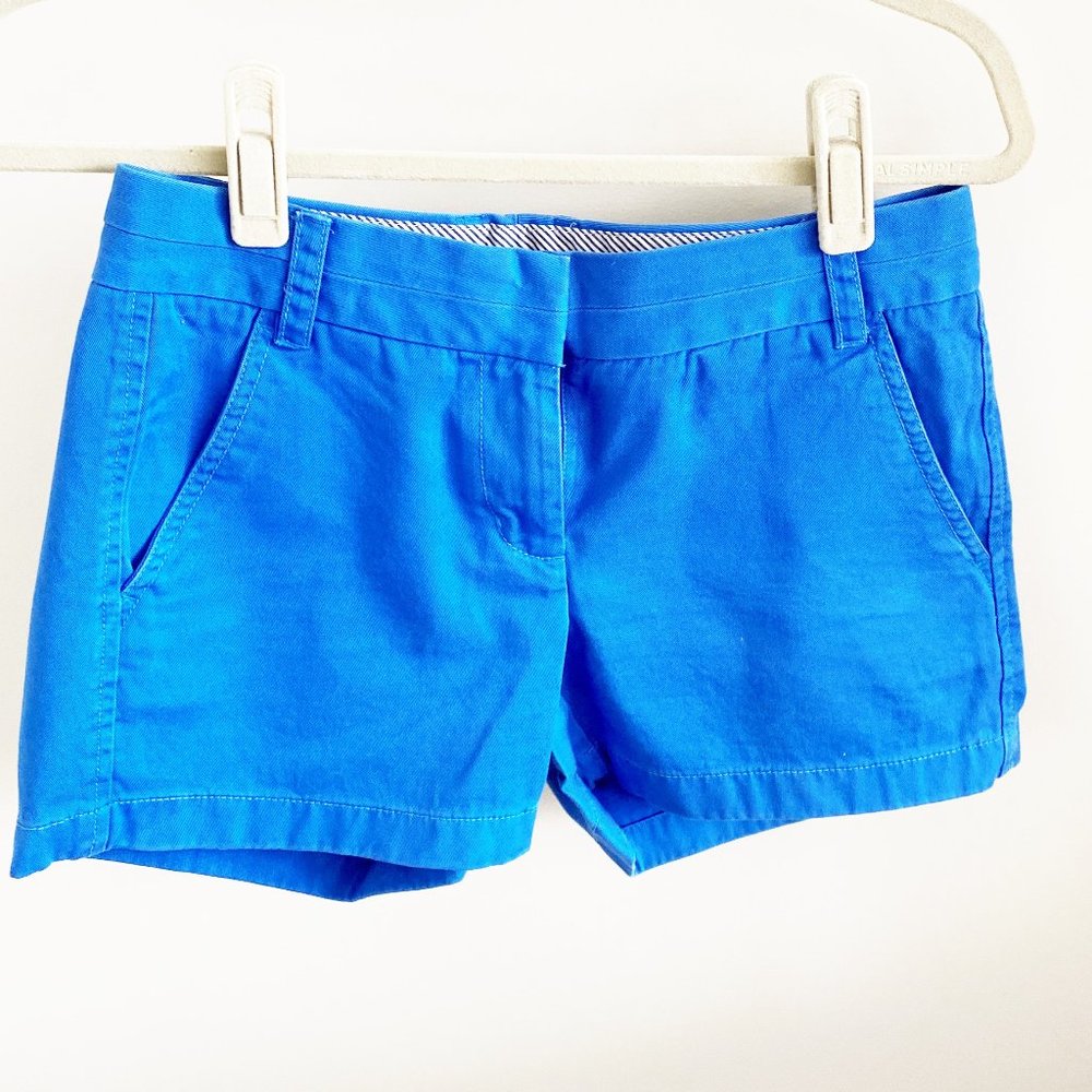 J.Crew Blue Chino Shorts Size 0